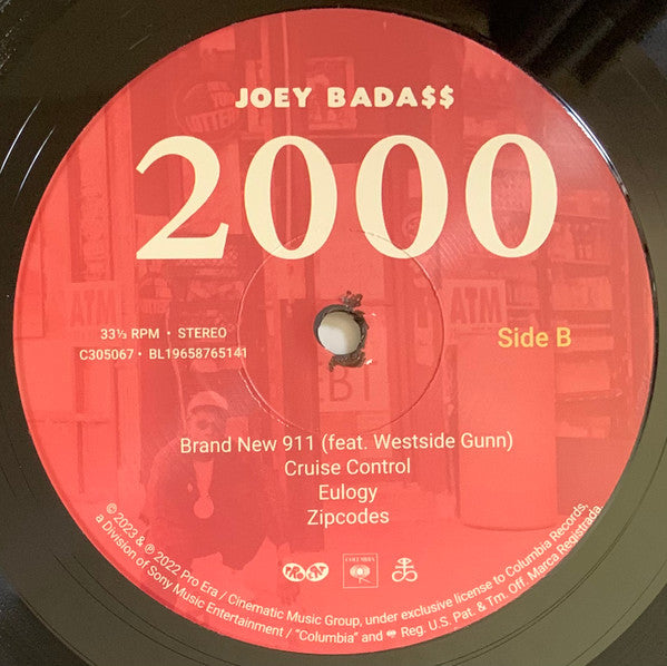 Joey Bada$ - 2000 | Mint (M) Mint (M)-