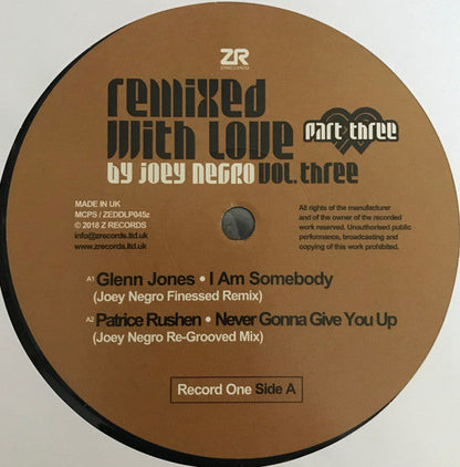 Remixed With Love By Joey Negro (Vol. Three) (Part Three) | Mint (M) Mint (M)-