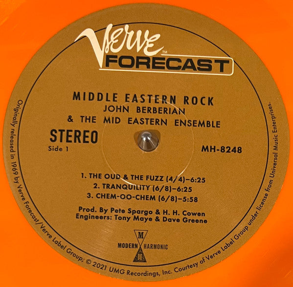 John Berberian And The Rock East Ensemble - Middle Eastern Rock | Mint (M) Mint (M)-