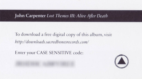John Carpenter - Lost Themes III: Alive After Death | Mint (M) Mint (M)-