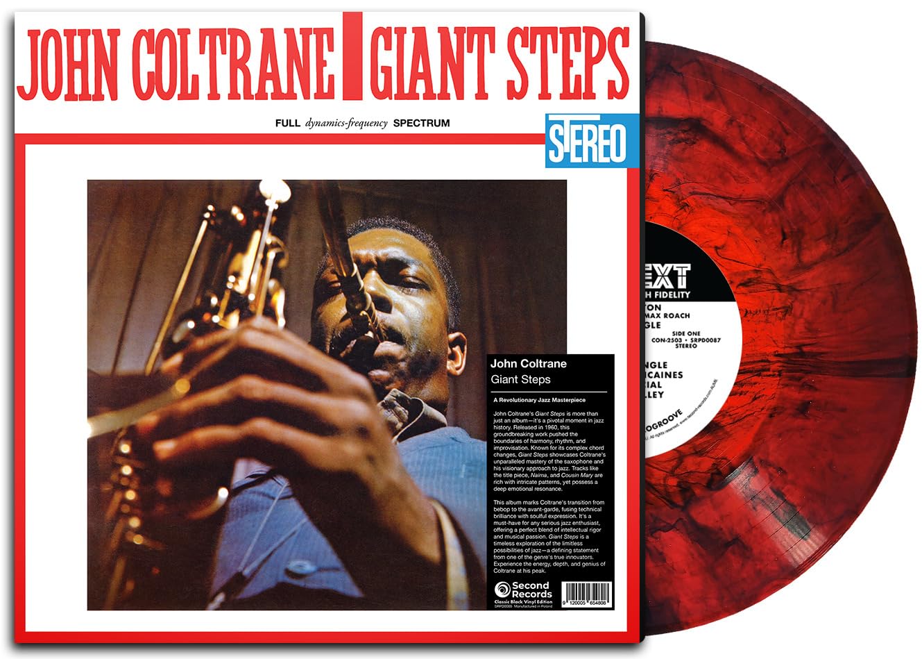 John Coltrane - Giant Steps (Limited Edition, Red Marble Vinyl) |-
