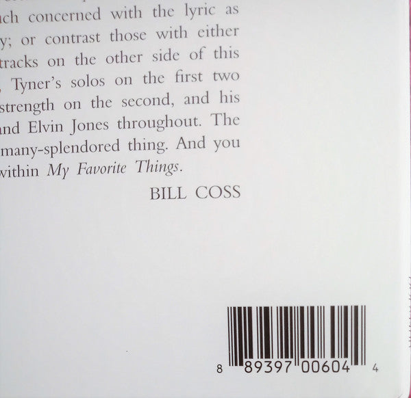 John Coltrane - My Favorite Things | Mint (M) Mint (M)-