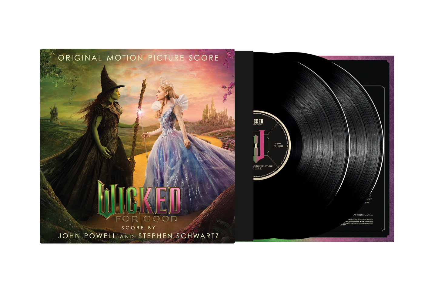 John Powell/Stephen Schwartz - (PRE-ORDER 12/5/26) Wicked: For Good (The Original Motion Picture Score) [2xLP] |-