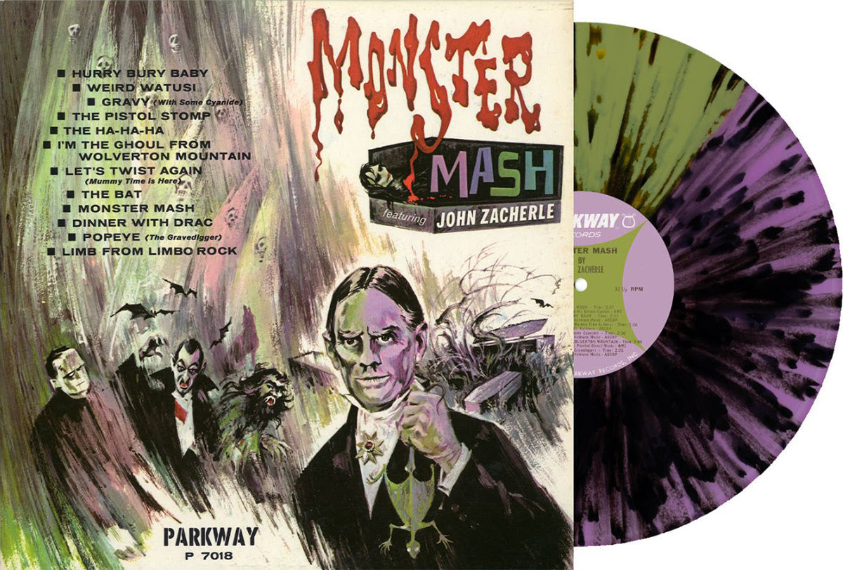 John Zacherle - Monster Mash (IEX Purple/Green Split w/Black Splatter VINYL) | Mint (M) Mint (M)-