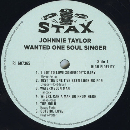 Johnnie Taylor - Wanted One Soul Singer | Mint (M) Mint (M)-
