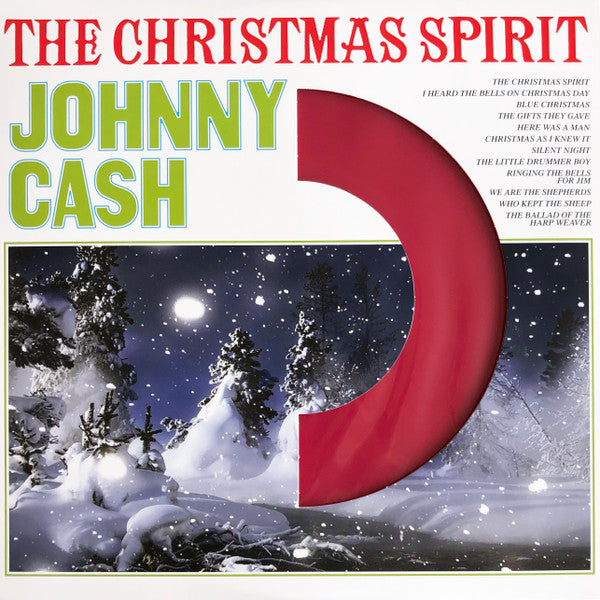 Johnny Cash The Christmas Spirit DOL LP, Album, RE, Red Mint (M) Mint (M)-