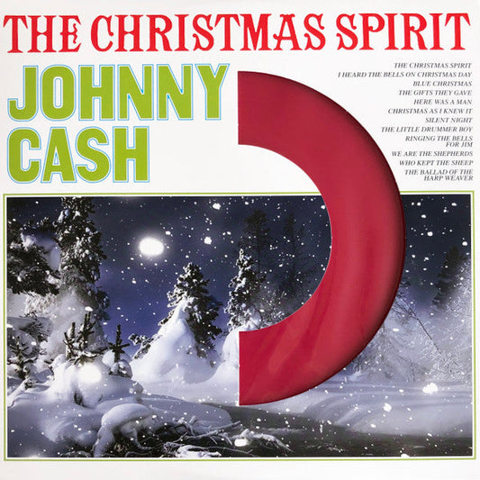 Johnny Cash The Christmas Spirit DOL LP, Album, RE, Red Mint (M) Mint (M)-