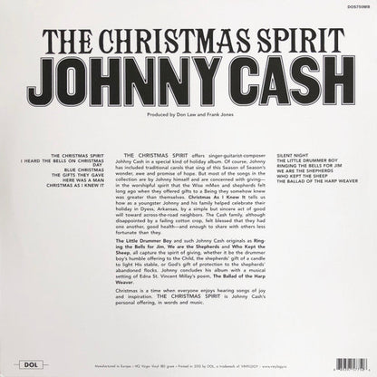 Johnny Cash The Christmas Spirit DOL LP, Album, RE, Red Mint (M) Mint (M)-
