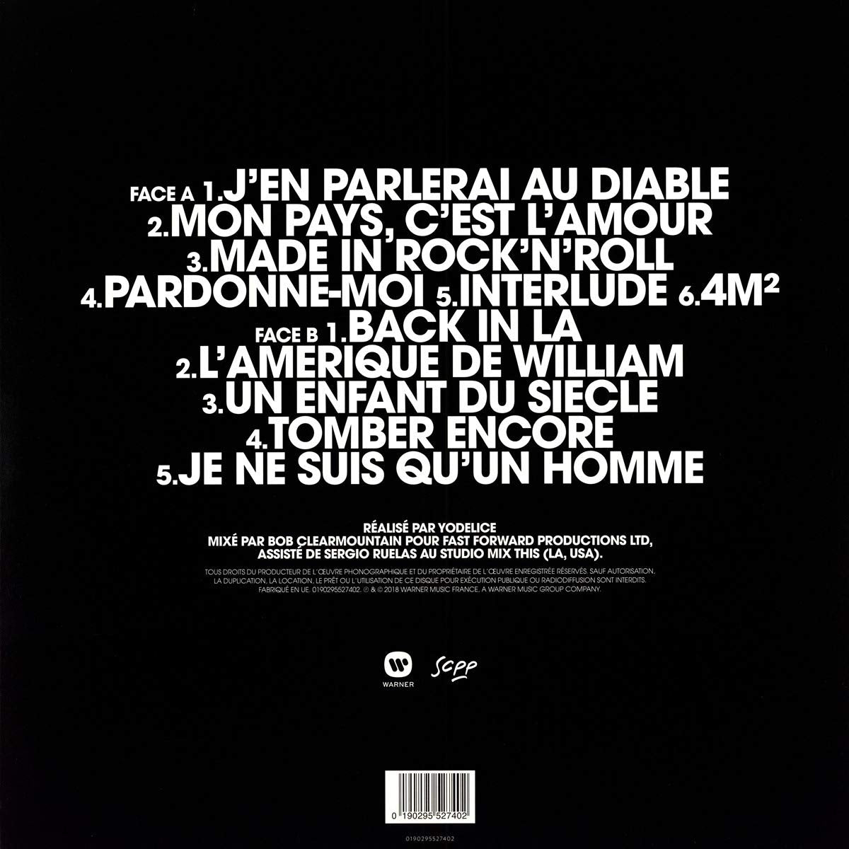 Johnny Hallyday - Mon Pays C'Est L'Amour [Import VINYL] | Mint (M) Mint (M)-