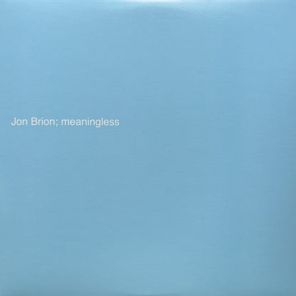 Jon Brion - Meaningless | Mint (M) Mint (M)-