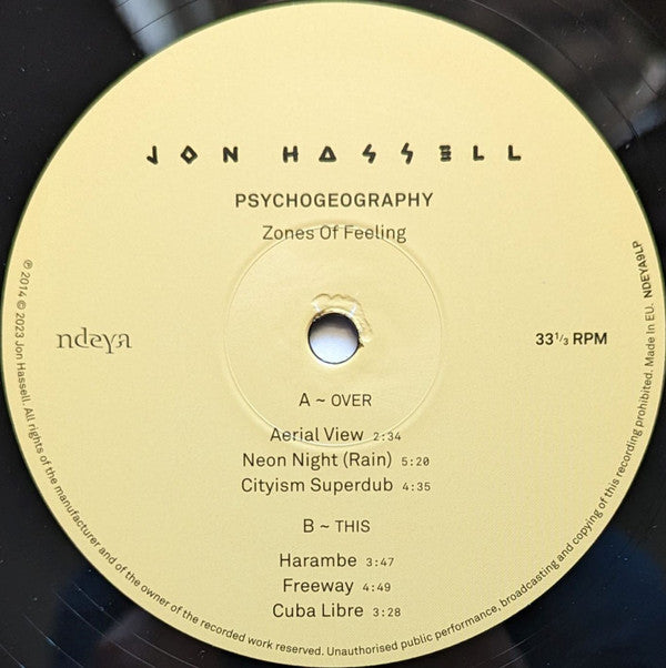 Jon Hassell - Psychogeography | Mint (M) Mint (M)-