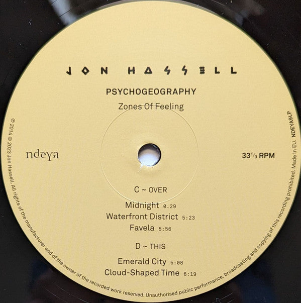 Jon Hassell - Psychogeography | Mint (M) Mint (M)-