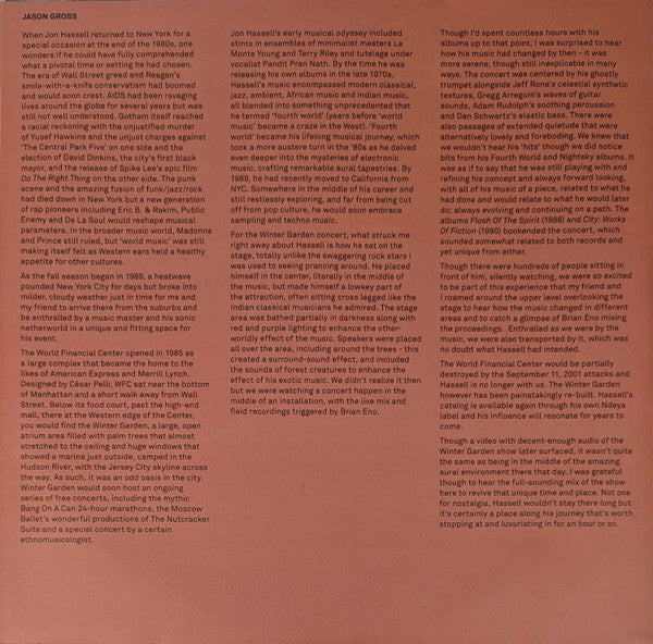 Jon Hassell - The Living City | Mint (M) Mint (M)-