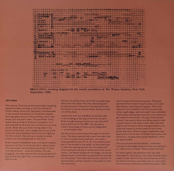 Jon Hassell - The Living City | Mint (M) Mint (M)-