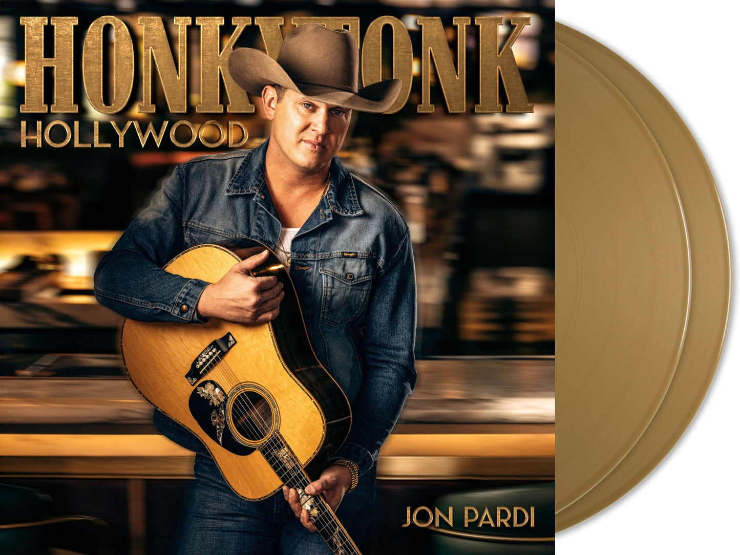 Jon Pardi - Honkytonk Hollywood (Gold Colored Vinyl) (2 Lp's) |-