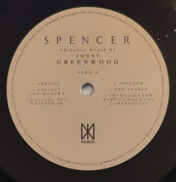 Jonny Greenwood - Spencer (Original Motion Picture Soundtrack) | Mint (M) Mint (M)-