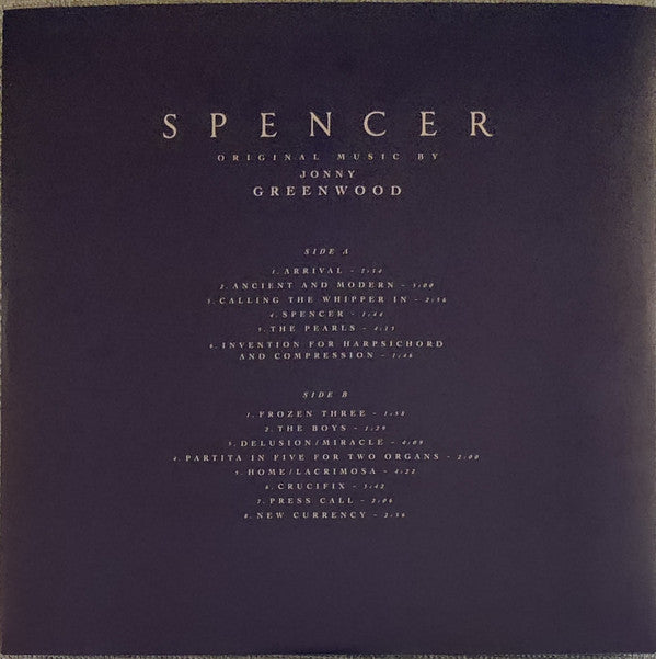 Jonny Greenwood - Spencer (Original Motion Picture Soundtrack) | Mint (M) Mint (M)-
