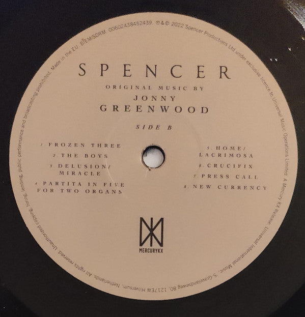 Jonny Greenwood - Spencer (Original Motion Picture Soundtrack) | Mint (M) Mint (M)-