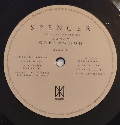 Jonny Greenwood - Spencer (Original Motion Picture Soundtrack) | Mint (M) Mint (M)-