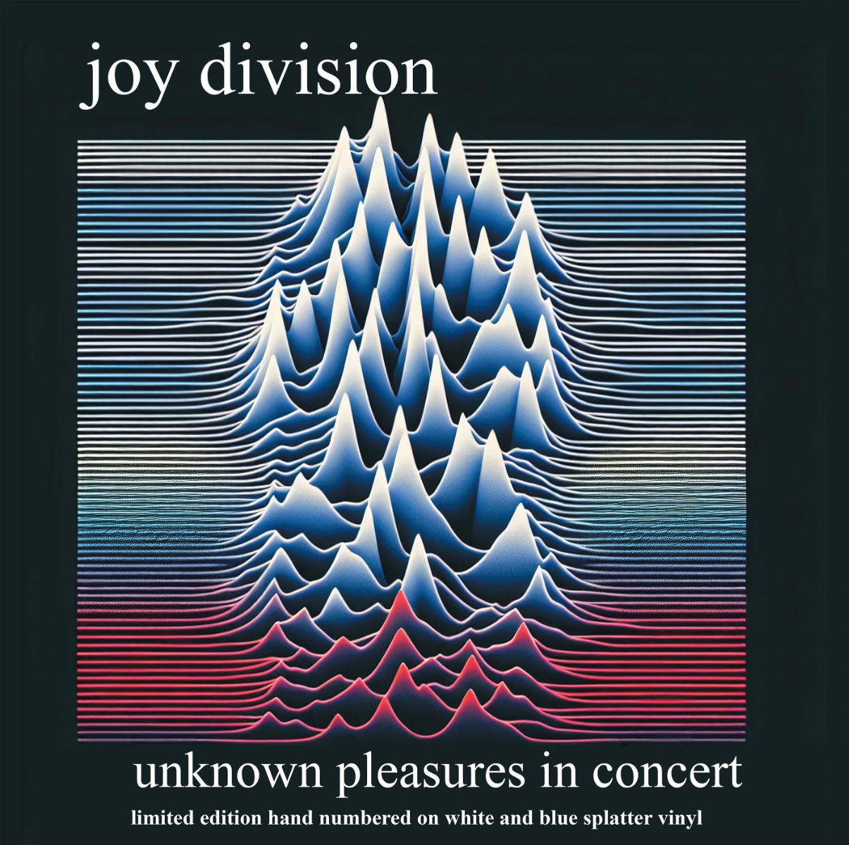 Joy Division - Unknown Pleasures In Concert (Limited Edition, Hand Numbered, White & Blue Splatter Colored Vinyl) [Import] | Mint (M) Mint (M)-
