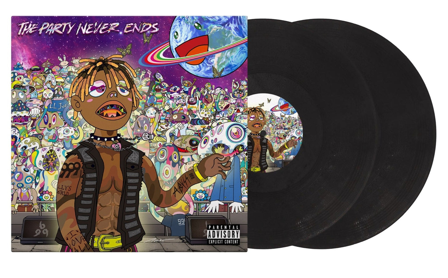 Juice WRLD - The Party Never Ends [Explicit Content] (Coal Colored Vinyl) (2 Lp's) |-