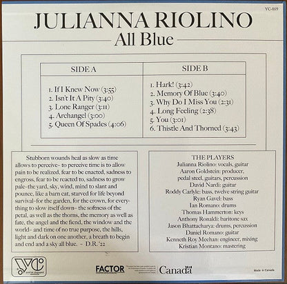 Julianna Riolino - All Blue | Mint (M) Mint (M)-