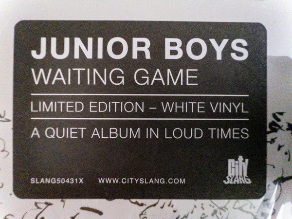Junior Boys - Waiting Game | Mint (M) Mint (M)-