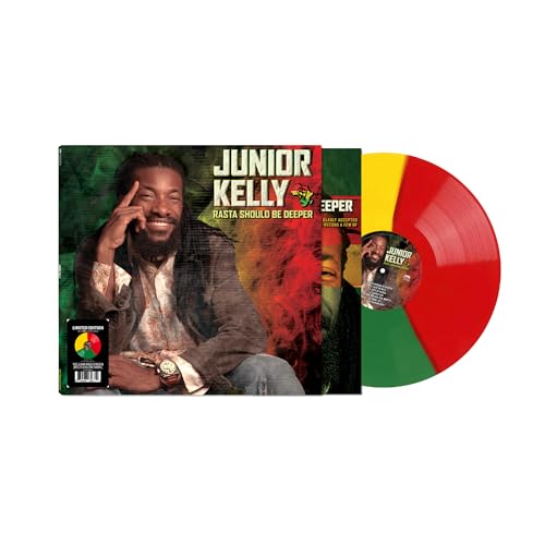 Junior Kelly - Rasta Should Be Deeper [Limited Edition Red/Green/Yellow Split Vinyl] |-