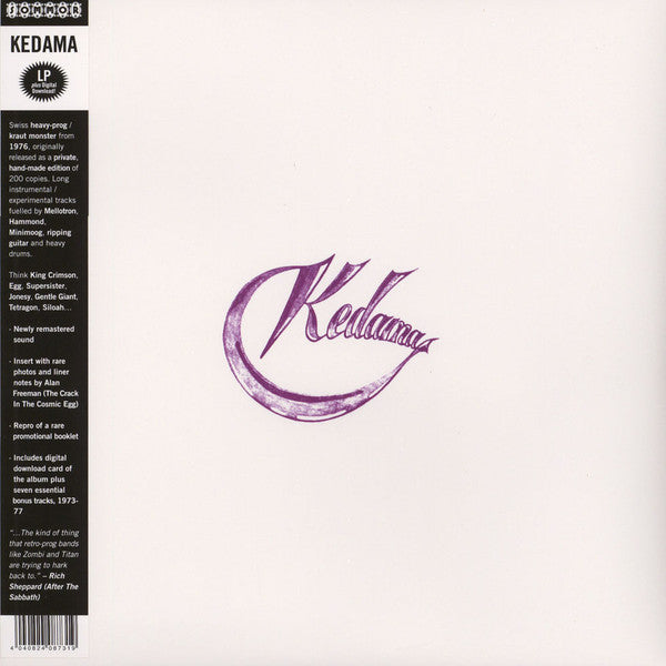 Kedama - Live At Sunrise Studios (VINYL LP) | NEW Mint (M) Mint (M)-