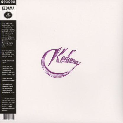 Kedama - Live At Sunrise Studios (VINYL LP) | NEW Mint (M) Mint (M)-