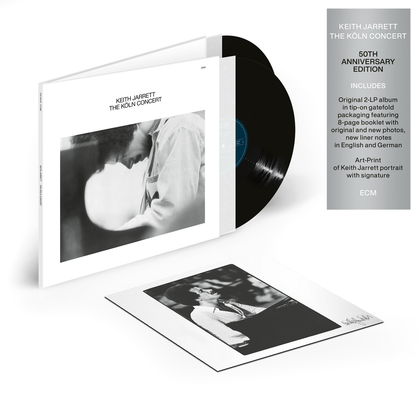 Keith Jarrett - The Köln Concert (50th Anniversary VINYL 2xLP ECM 1064/65) | NEW-