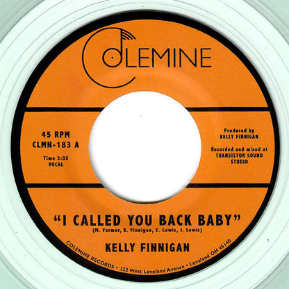 Kelly Finnigan (7" VINYL) - I Called You Back Baby | Mint (M) Generic-