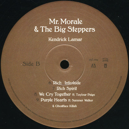 Kendrick Lamar Mr. Morale & The Big Steppers pgLang, Top Dawg Entertainment, Aftermath Entertainment, Interscope Records 2xLP, Album, 180 Mint (M) Mint (M)-