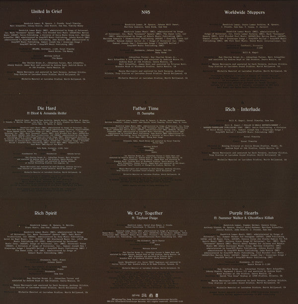 Kendrick Lamar Mr. Morale & The Big Steppers pgLang, Top Dawg Entertainment, Aftermath Entertainment, Interscope Records 2xLP, Album, 180 Mint (M) Mint (M)-