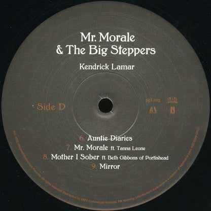Kendrick Lamar Mr. Morale & The Big Steppers pgLang, Top Dawg Entertainment, Aftermath Entertainment, Interscope Records 2xLP, Album, 180 Mint (M) Mint (M)-