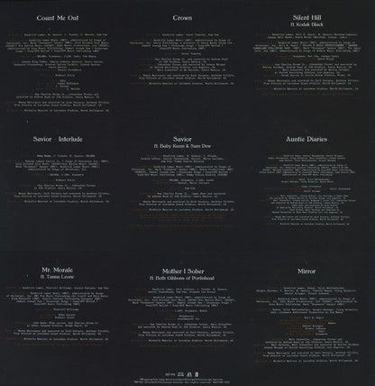 Kendrick Lamar Mr. Morale & The Big Steppers pgLang, Top Dawg Entertainment, Aftermath Entertainment, Interscope Records 2xLP, Album, 180 Mint (M) Mint (M)-