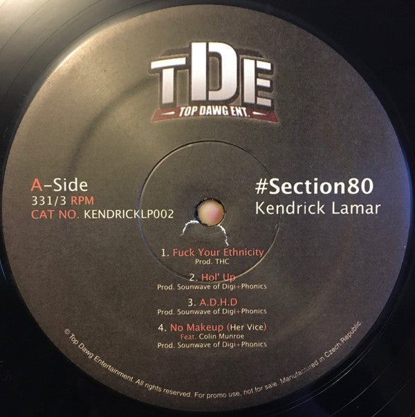 Section.80 (2xCOLOR VINYL, UNOFFICIAL) | Mint (M) Mint (M)-