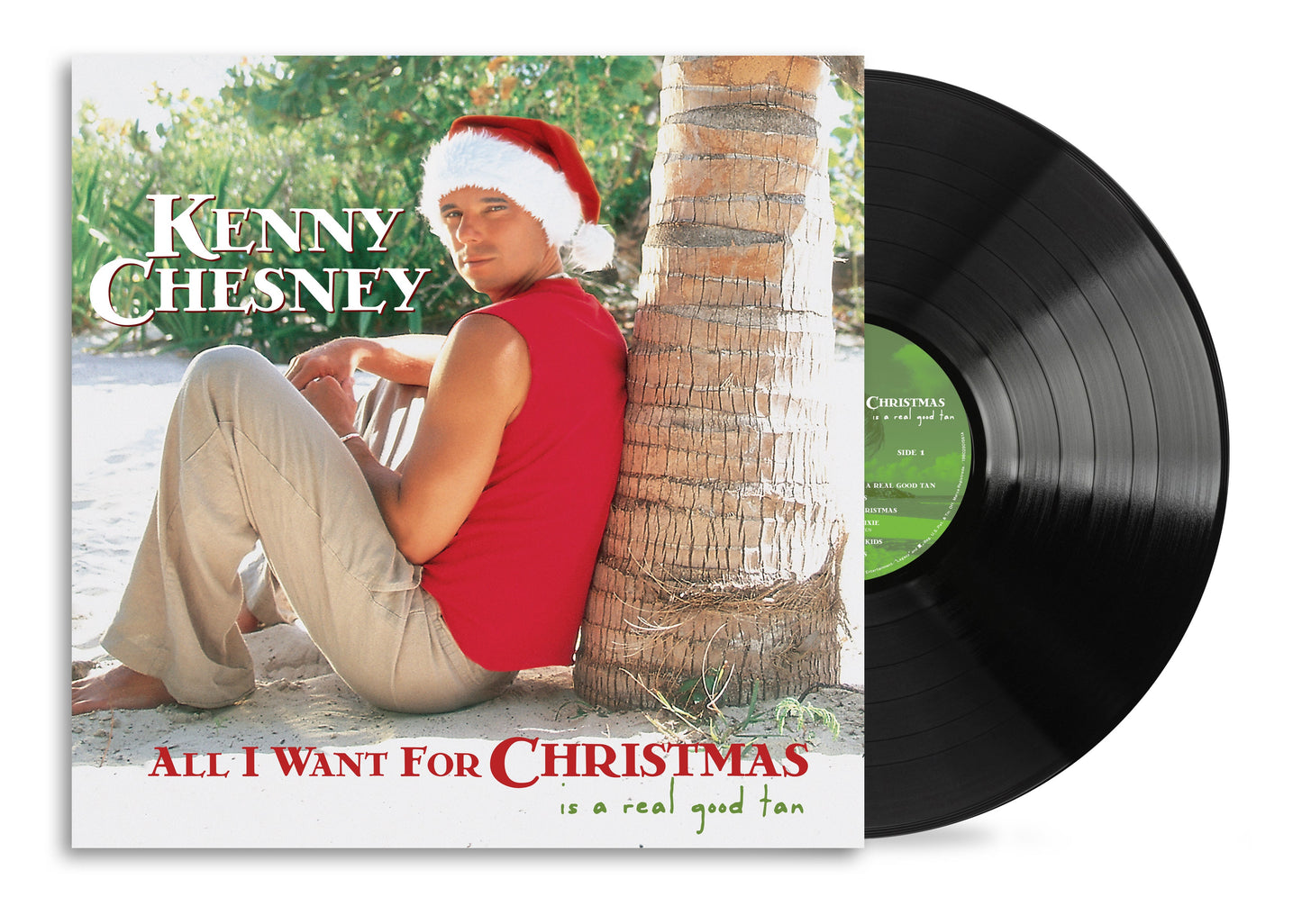 Kenny Chesney - All I Want For Christmas Is A Real Good Tan (VINYL) | Mint (M) Mint (M)-