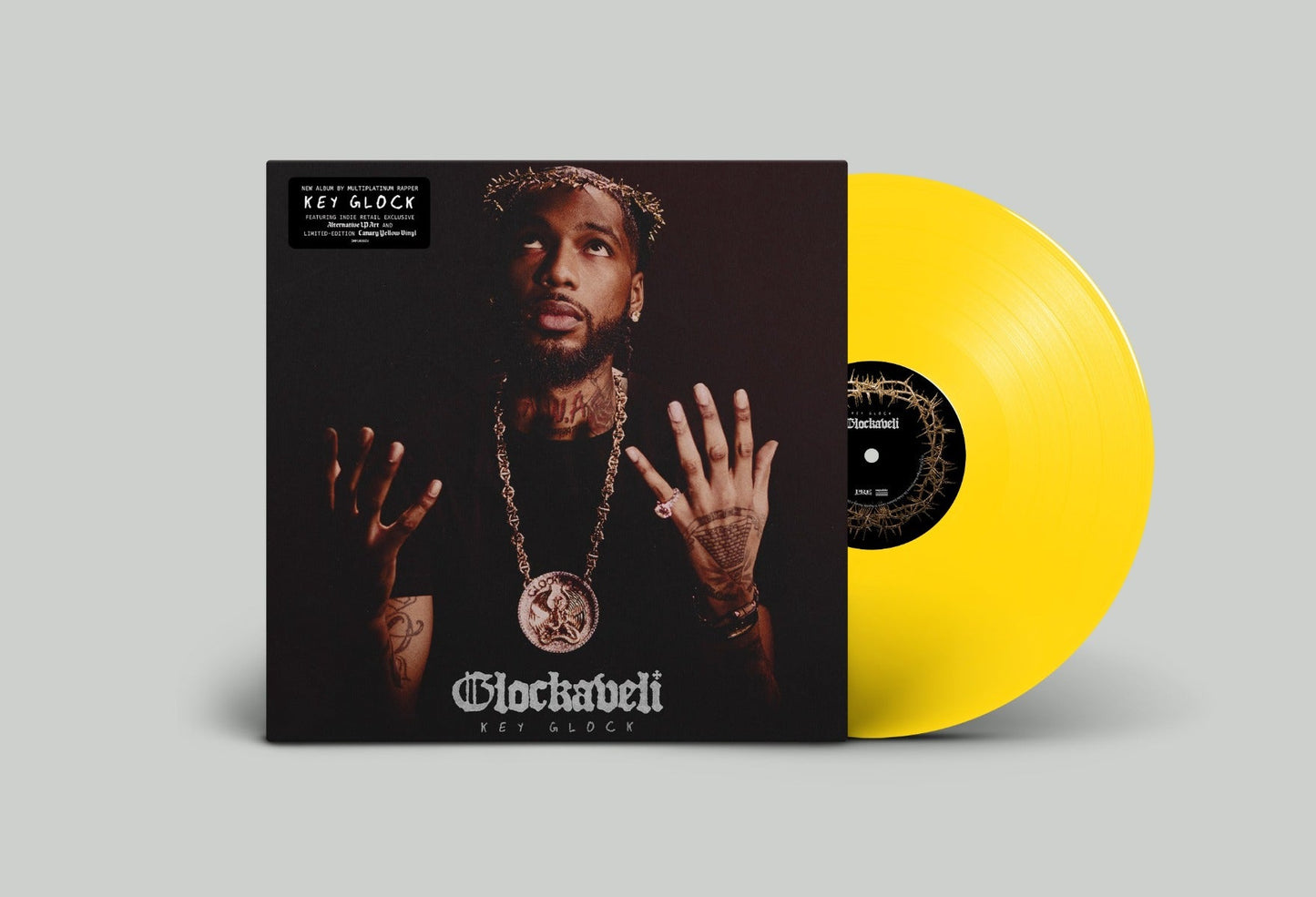 KEY GLOCK - Glockaveli [Canary Yellow Lp] [Alternate Cover] |-
