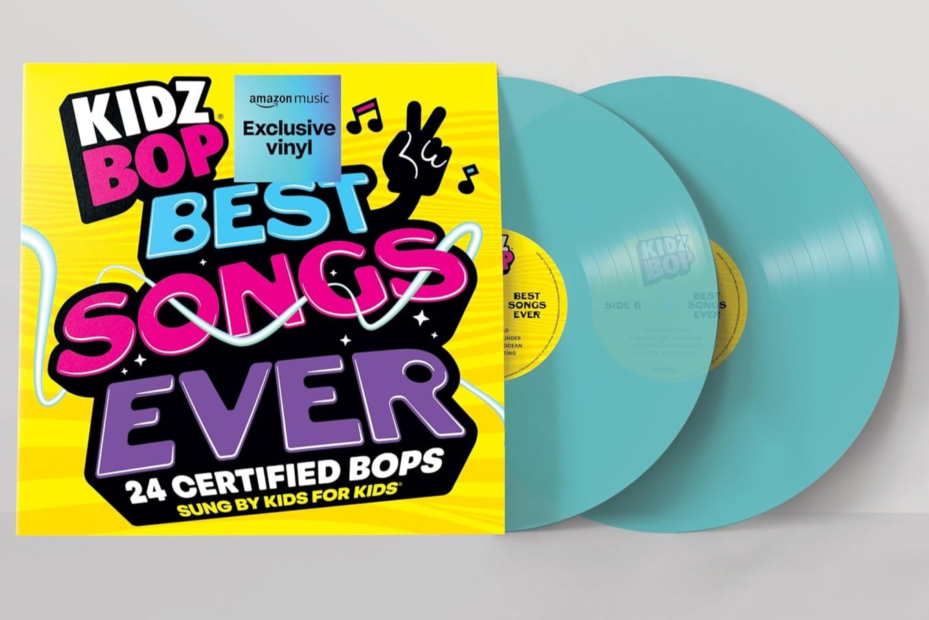 Kidz Bop Kids - Kidz Bop: Best Songs Ever (Limited Edition, Amazon Exclusive, Translucent Blue Colored Vinyl) (2 Lp's) |-