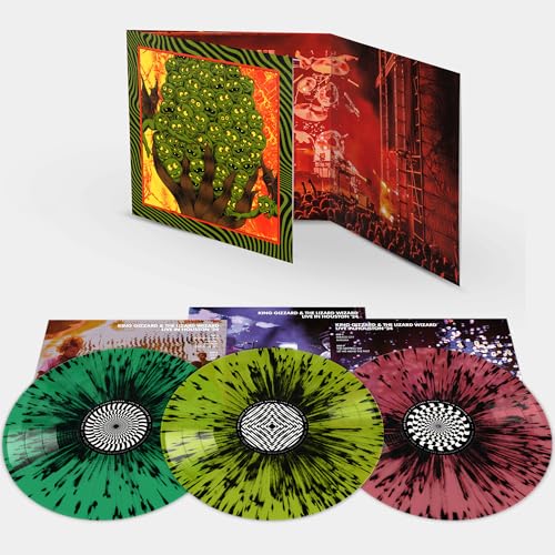 King Gizzard & The Lizard Wizard - King Gizzard - Live In Houston '24 (Triple Gatefold - Splatter Vinyl) [3Lp] | Mint (M) Mint (M)-