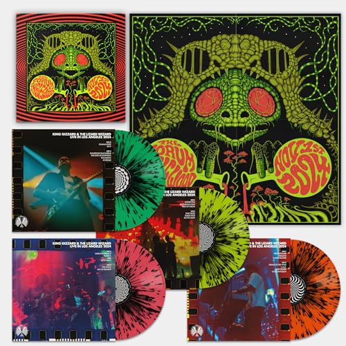King Gizzard & The Lizard Wizard - King Gizzard - Live In Los Angeles '24 (Splatter 4xVINYL Box Set) |-
