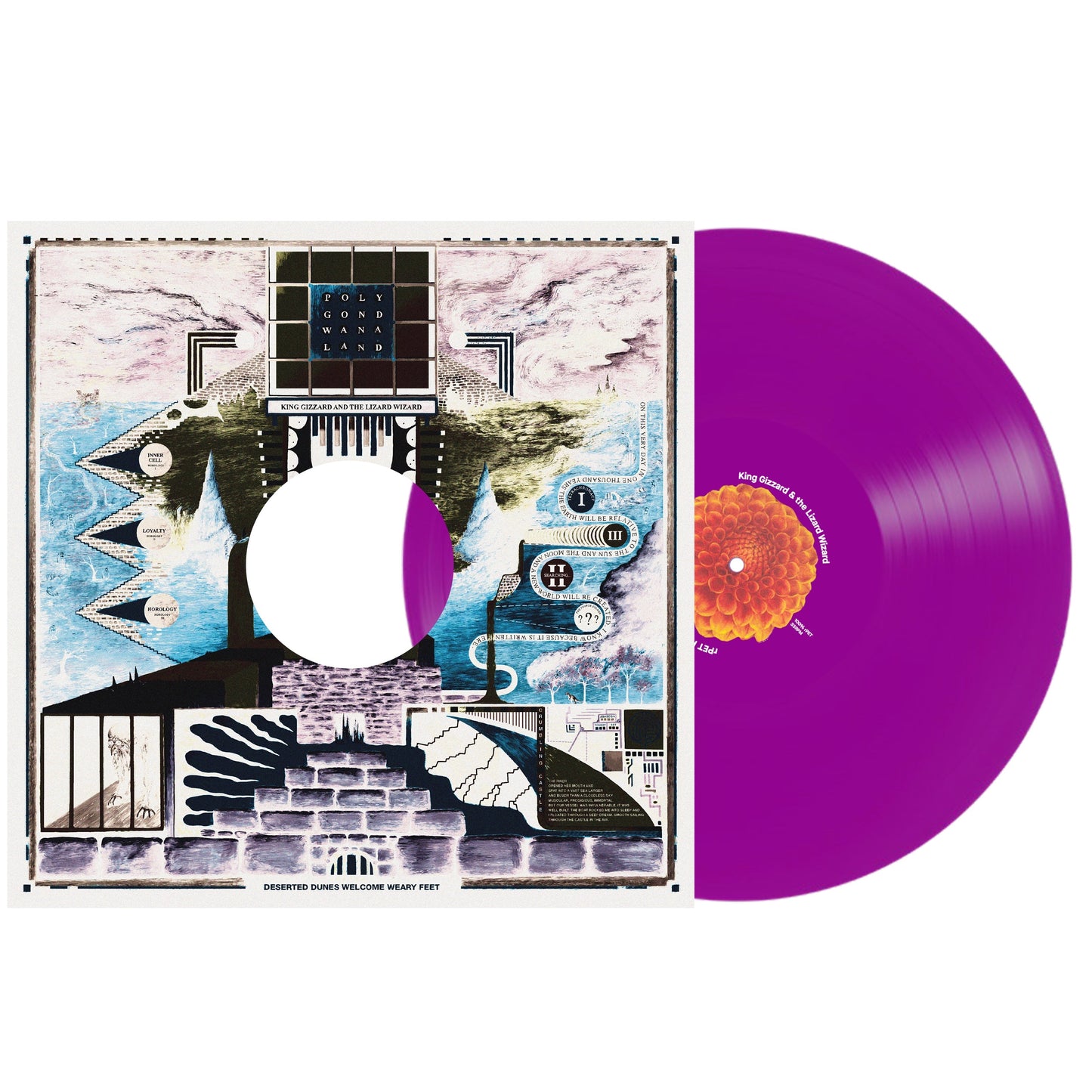 King Gizzard & The Lizard Wizard - Polygondwanaland (180 Gram Translucent Purple VINYL) | NEW-