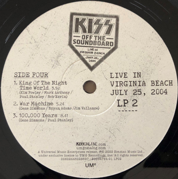 Kiss - Off The Soundboard Live In Virginia Beach July 25, 2004 | Mint (M) Mint (M)-