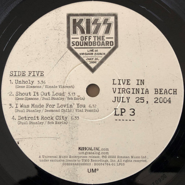 Kiss - Off The Soundboard Live In Virginia Beach July 25, 2004 | Mint (M) Mint (M)-