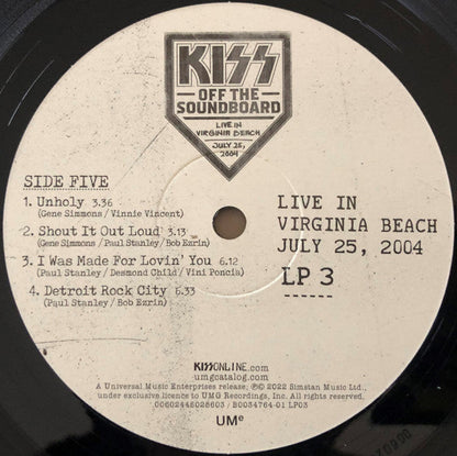 Kiss - Off The Soundboard Live In Virginia Beach July 25, 2004 | Mint (M) Mint (M)-