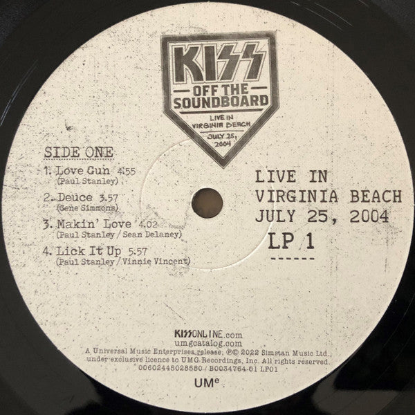 Kiss - Off The Soundboard Live In Virginia Beach July 25, 2004 | Mint (M) Mint (M)-