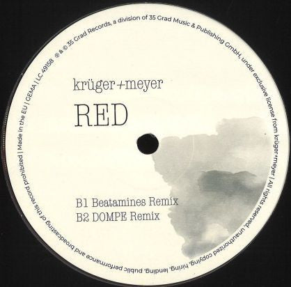 Krüger + Meyer - Red Ep | Mint (M) Mint (M)--