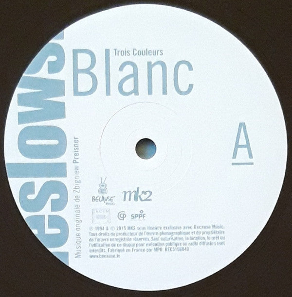 Krzysztof Kieślowski, Zbigniew Preisner - Trois Couleurs Blanc (Bande Originale Du Film) | Mint (M) Mint (M)-