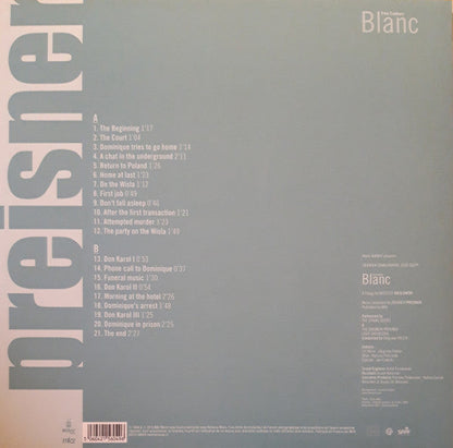 Krzysztof Kieślowski, Zbigniew Preisner - Trois Couleurs Blanc (Bande Originale Du Film) | Mint (M) Mint (M)-